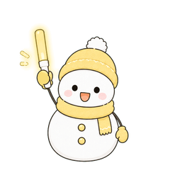 Oshikatsu Snowman Animated Stickers