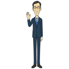 Serious Skinny Man Stickers