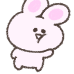 Cute and surreal mini-rabbit