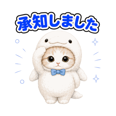 貓咪玩偶裝日常貼圖(JP) 100
