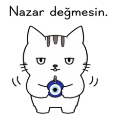 ネイティブトルコ語 猫スタンプ -Türkiye-