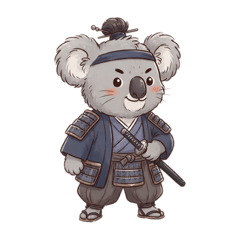 Traveling Koala Samurai♪