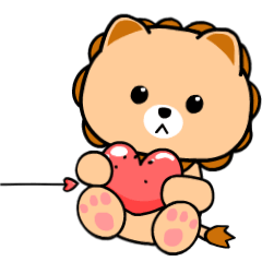 Flat Lion : Animated Stickers