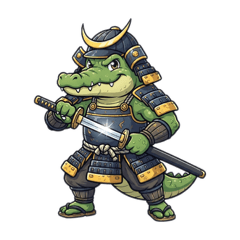 Traveling Crocodile Samurai♪