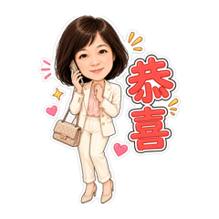 小平ㄦQ版溫馨問候貼圖
