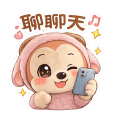 暖心小猴陪伴中