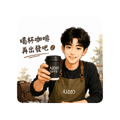 AI 咖啡師的日常語錄。啡你不可