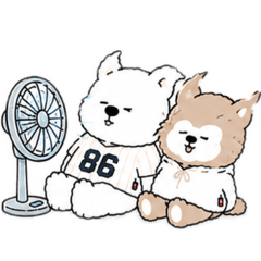 啊熊啊威滿滿夏日時光