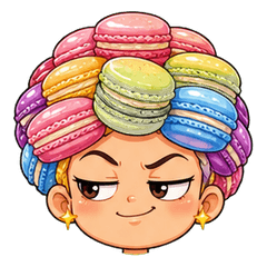 หน้าฮาผมขนมหวาน