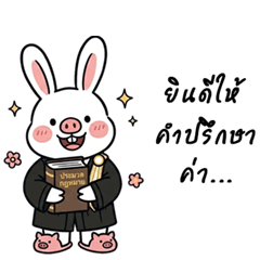 Thaikie: Lawyer Rabbit at Work (WM)