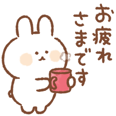 A stoic yet gentle rabbit.
