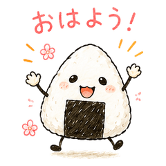 Rice Ball & Takoyaki Baby Stickers 40