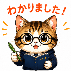 NyanDesign-Everyday Glasses Cat Stickers