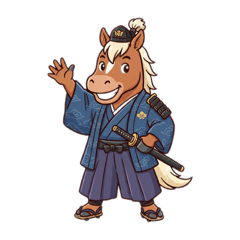 Traveling Horse Samurai♪