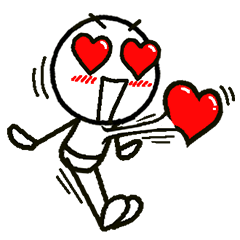 Fun Reaction Stick Figure Stickers