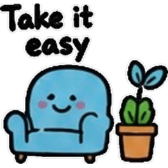 Cute Big Impact English Reaction Sticker