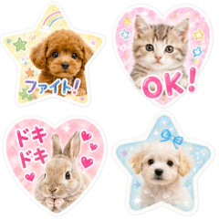 Cute flake stickers