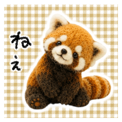 You can use it every day Cute red panda