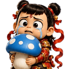 Nezha's Nostalgic Memes BIG Stickers