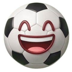 ナイスシュート！サッカーボールスタンプ