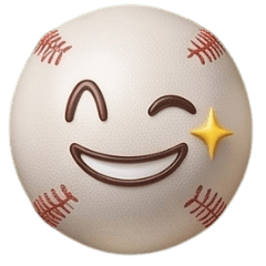 ナイスボール！野球ボールスタンプ