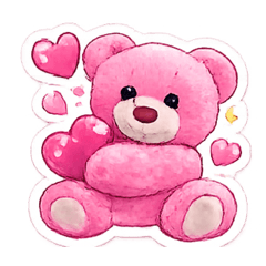 Pink Teddy Vibes