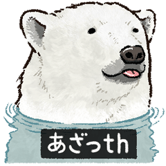 Polar bear's pronunciation of "th"