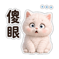 麻糬貓日常②｜每天都會用的情緒回覆