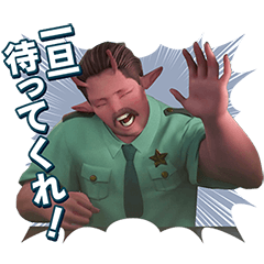 Animated Sticker of "Milky Subway" vol.2