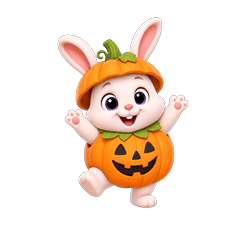 Halloween Bunny: Trick or Treat!