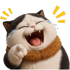 Calico cat A-San's emoji