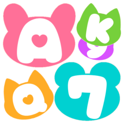 Fun and colorful animals Alphabet.