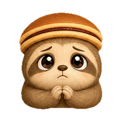 Deadpan Dorayaki Brown-throated Sloth Y