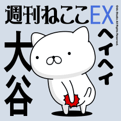 Move "OHTANI" name sticker feature