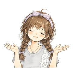 柔軟日常：麻花辮女孩的微甜時光
