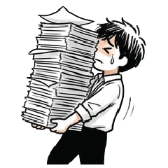 ฝาผนัง : ทำงานครับ : ไม่พูดอะไร