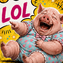Sassy piglet