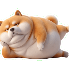 のんびり柴犬のソファライフ