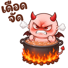ปีศาจหัวกลม (บิ๊กสติกเกอร์)