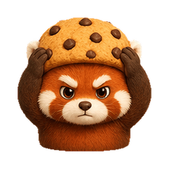 Deadpan Cookie Red Panda P
