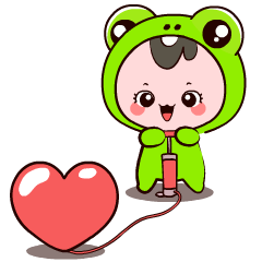 Cosplay Frog : Effect stickers