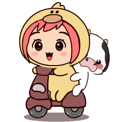 Chibi Duck : Effect Stickers