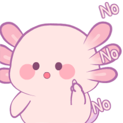 Chubby Axolotl  : Animated Stickers