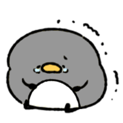 Penguins feeling sad
