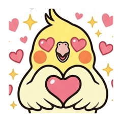 Cockatiel Sticker Mix