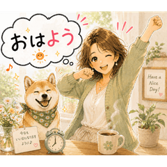 ひだまりちゃんとコロのお仕事あるある