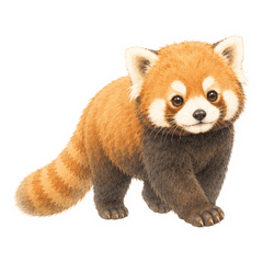 Reaksi Harian Panda Merah Imut