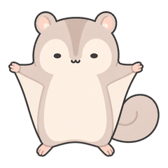Relaxed flying squirrel
