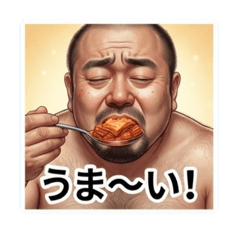 Fundoshi man in Seoul.