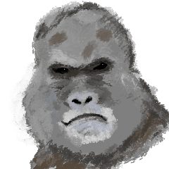 wild monkey nihonzaru sticker